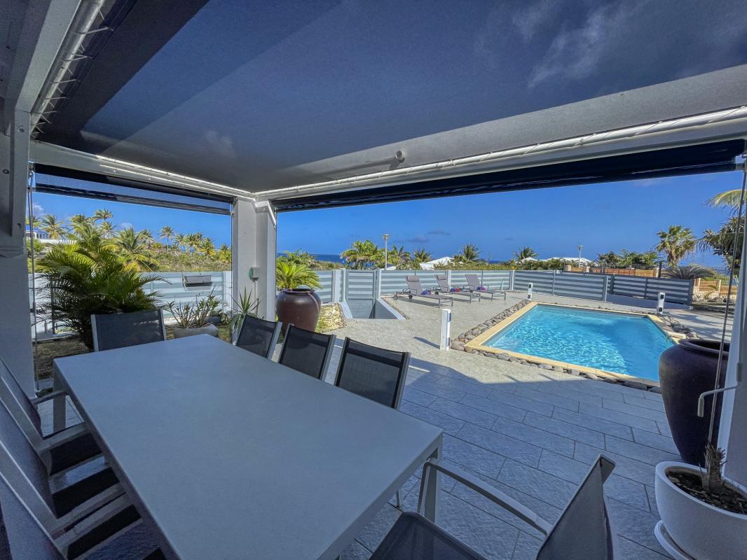 8 Location villa Andrea 3 chambres 6 personnes vue mer et piscine à sainte anne en guadeloupe - vue d'ensemble